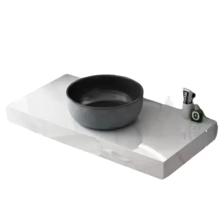 [403010007] RockSlate Basin Top Marble/W 800X500