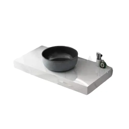[403010008] RockSlate Basin Top Marble/W 700X500